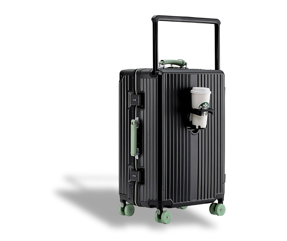 The Nomad Check-In Large (Black/Green)